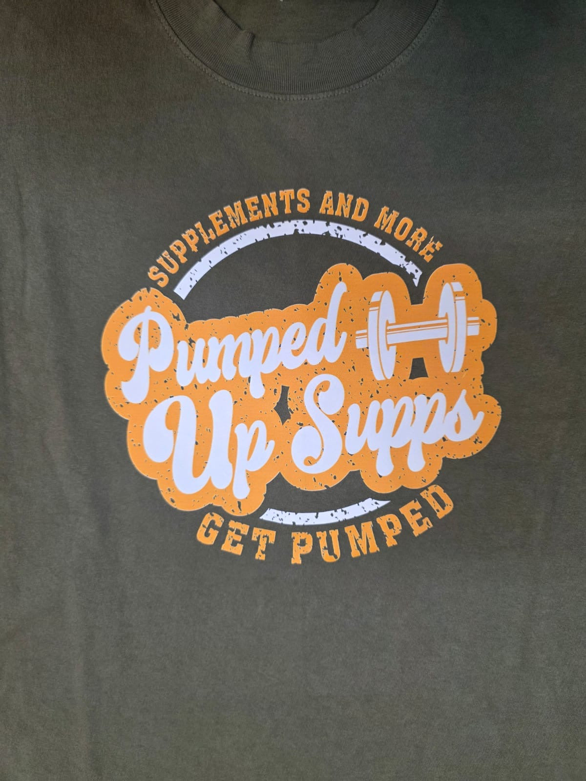 Vintage Pumped-Up Supps Oversized Tee